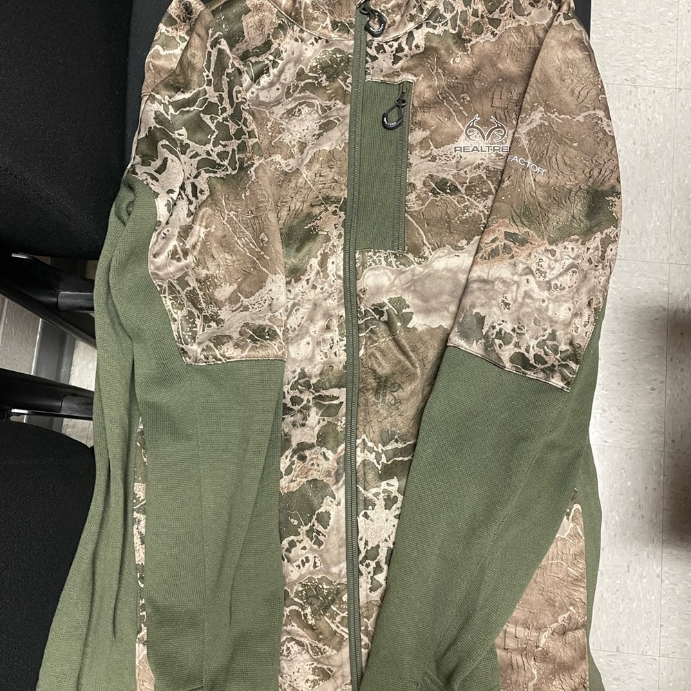 Realtree Camo Military Jacket - Green and Brown